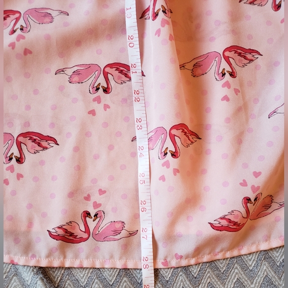 Xhilaration pink swan mini dress - Picture 2 of 10
